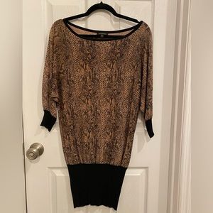 Bebe Leopard Dress